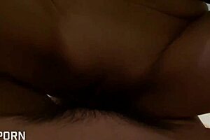 check out this real japanese milf riding hard for wet creampie at home