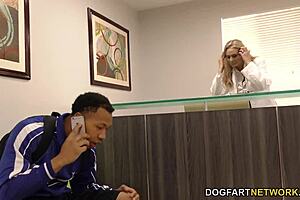 Cougar Doctor Julia Ann Heals Massive Black Cock Patient