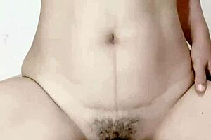 lonely asian teen masturbates wildly orgasming three times nonstop