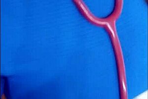 Real nurse reveals her big ass skills on patient in hospital sex tape.