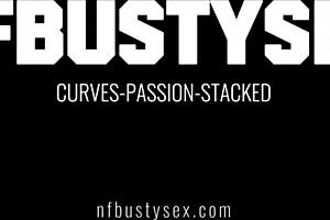 oh man this busty chubby brunette babe has wild titty fuck plans ahead