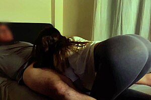 he explodes quick when my big ass grinds on top!