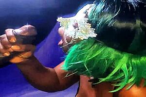 Sexy headmistress rips clothes to suck student's fat cock anywhere dripping wet