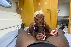 hey lola black, fuck that small guy's bbc in the dorm already?