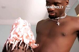 ebony babe hooked on his underwear craves desperate fuck