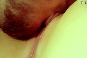 omg my hot pussy is getting licked so good up close by this muscular babe dripping wet