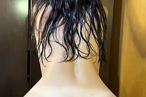 Young Roommate's Steamy Post-Shower Passionate Embrace in Dorm