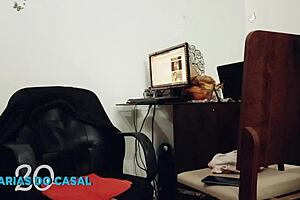 Brazilian wife flaunts wet tits and ass while hubby's away