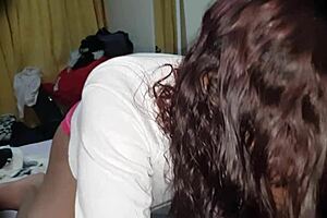 argentinian college girl rides thick cock upskirt