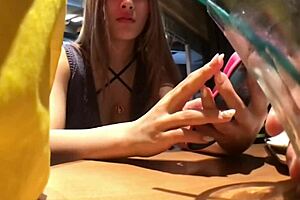 gave this cute japanese college babe cash for hotel creampie fuck 😍 fujisaki sara 18 turns wild