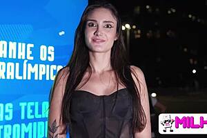 milky peruvian wife bent over for sneaky anal in brazil