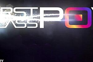 short-haired madison quinn gulps down cum mouthful