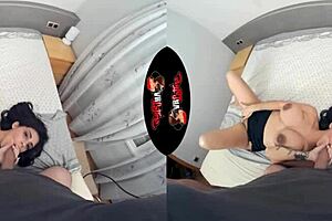 aysha's huge tits bounce wildly during her steamy spanish fuck session