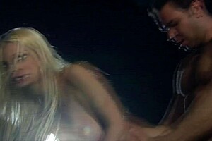 Blonde Slut Carmen Luvana Takes Cock Deep Outdoors in Heat