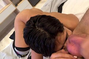 Petite Short Hair Teen Secretary Fucks Boss POV Cock Ride!