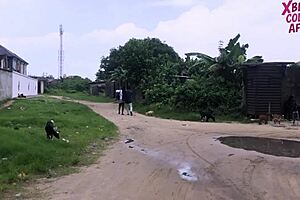 ghana boy skips class for schoolgirl's wet black pussy