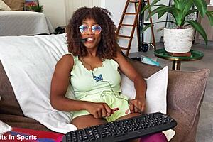 Jenna gets wildly horny in this full solo scene