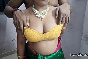 Hot Indian Milf's Big Ass Fucked Hard in Close-Up Cheating Action with Huge Boobs Bouncing!