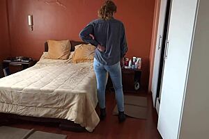 i jerk off watching her huge curvy ass sway turning her wild with lust