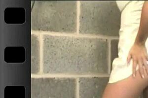 teasing in cute pvc nurse lingerie