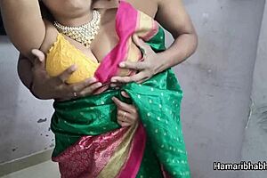 Hot Indian Milf's Big Ass Fucked Hard in Close-Up Cheating Action with Huge Boobs Bouncing!
