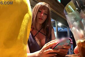 gave this cute japanese college babe cash for hotel creampie fuck 😍 fujisaki sara 18 turns wild