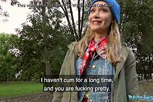 Lost Dog Hunt Turns into Outdoor Public Agent Cumshot Fuck