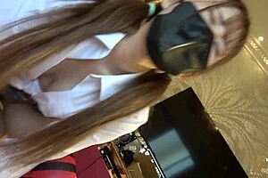 Japanese Kanzaki-Chan Gets Creampie in Gal Uniform