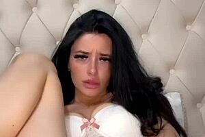 super horny american college coed squirts in webcam girlfriend play