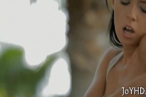 Young amateur drilled deep inside