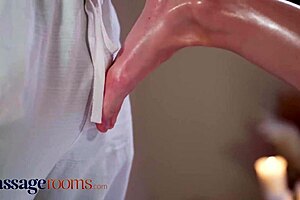 Stacy Cruz Big Tits Massage Turns into Intense Interracial Ride