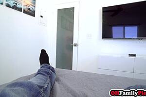 blonde teen jamie jett pounded after sloppy wet blowjob