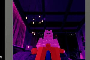 furry slut gets her pussy pounded hard on roblox