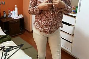 Watch me tease then beg to slide his cock deep inside me