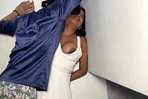 my boyfriend brought his hot girlfriend over and we all got into some big ass tits action