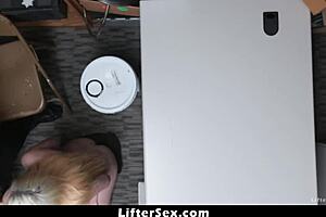 Joseline kelly fucked hard by marcus after caught shoplifting!