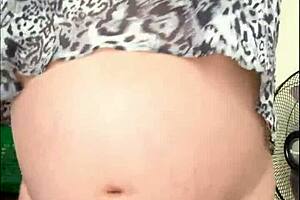 hairy horny pregnant arab wife masturbates nude solo 😏💦