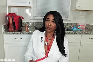 Nurse Lala Gives Patient Jerk Off Instructions In Hospital