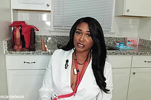 Nurse Lala Gives Patient Jerk Off Instructions In Hospital