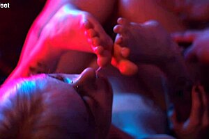 Hey girls these bisexual latinas crave feet licking pussy worship and toe sucking over cock