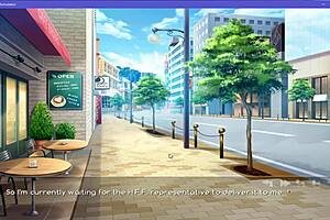 pregnant virgin's anal creampie in haramase game