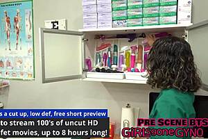 Mara Luv big tits exam masturbation orgasm