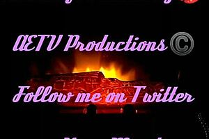 Redhead milf slut bent over for festive facial cumshot