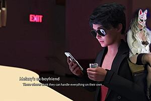 7 busty milf chokes deep on monster dildo in golden boy cosplay