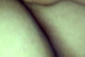 fat ebony milf bends over for deep creampie doggystyle pounding