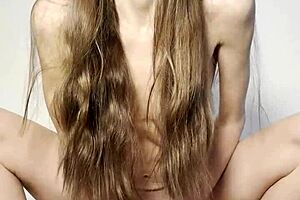 Skinny Milf Rides Cock to Shaved Pussy Orgasm