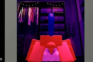 furry slut gets her pussy pounded hard on roblox