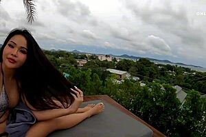 PICKING UP ASIAN FOR MONSTER COCK OUTDOOR ROUGH FUCK - ONLYPING X ANTONIO!