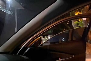 deepthroating stranger's monster cock in public car!!