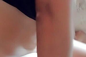 casual amateur chick rides for that DEEP CREAMPIE in her big ass TITS bouncing wild